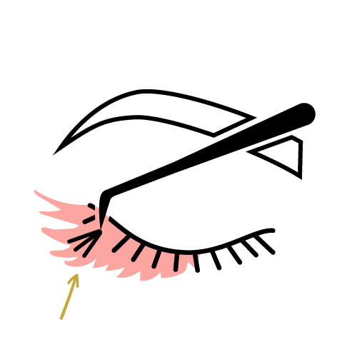 eyelash extensions icons