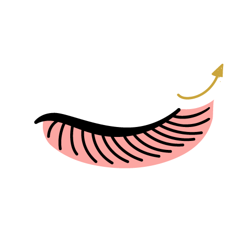 eyelash lift icon