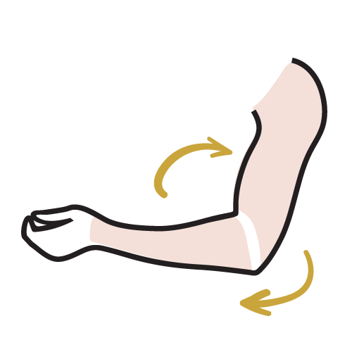 Half Arms Half of you arm waxing area icon