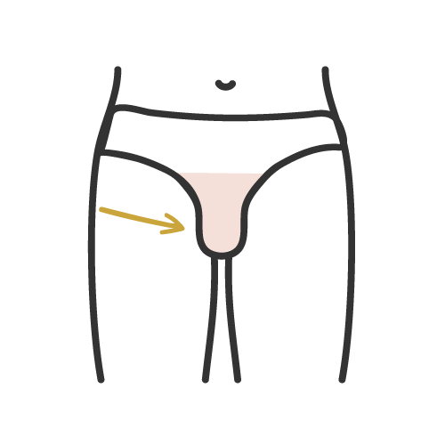 Male {modified} Brazilian Male modified Brazilian waxing area icon